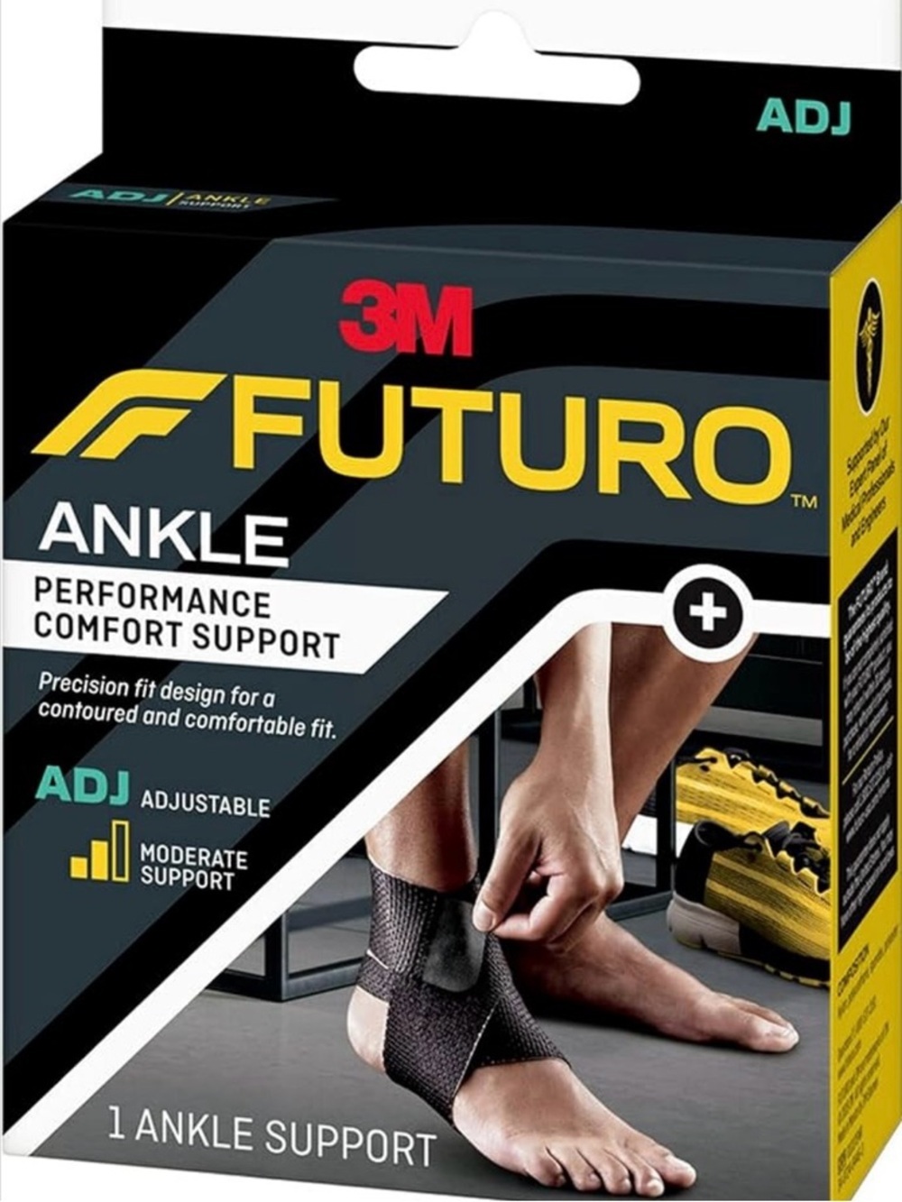 3M Futuro Adjustable Ankle Brace Performance and Comfort Support NEW IN BOX - Picture 1 of 14